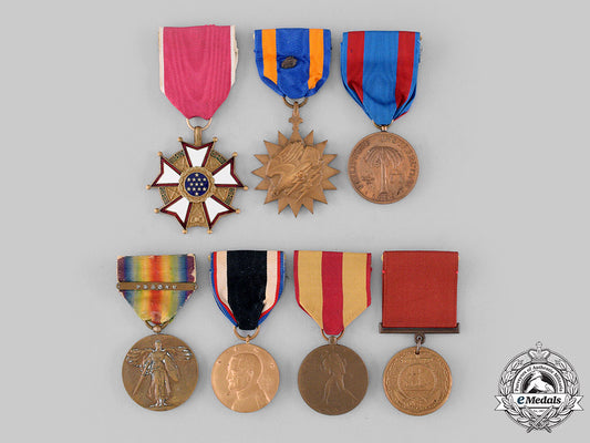 united_states._seven_awards&_campaign_medals_m19_19652