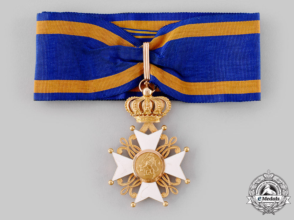 netherlands,_kingdom._an_order_of_the_dutch_lion,_commander_in_gold,_c.1890_m19_21519_1_1_1