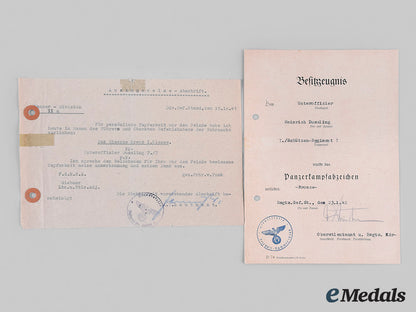 germany,_heer._a_pair_of_award_documents,_schützen-_regiment(_rifle_regiment)7_m19_27458_1