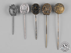 Germany, Third Reich. A Lot Of Third Reich Period Stick Pins