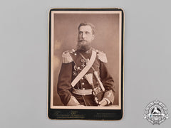 Russia, Imperial. A Studio Photo Of A White Russian Émigré Officer In Bulgaria