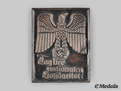 Germany, Third Reich. A Day Of National Solidarity Badge