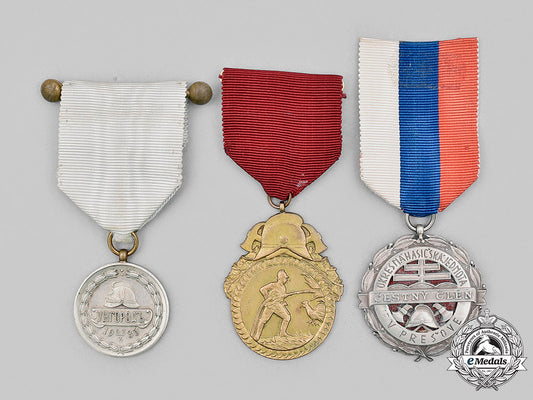 slovakia,_first_republic._a_lot_of_fire_brigade_medals_m20_3298_mnc1208