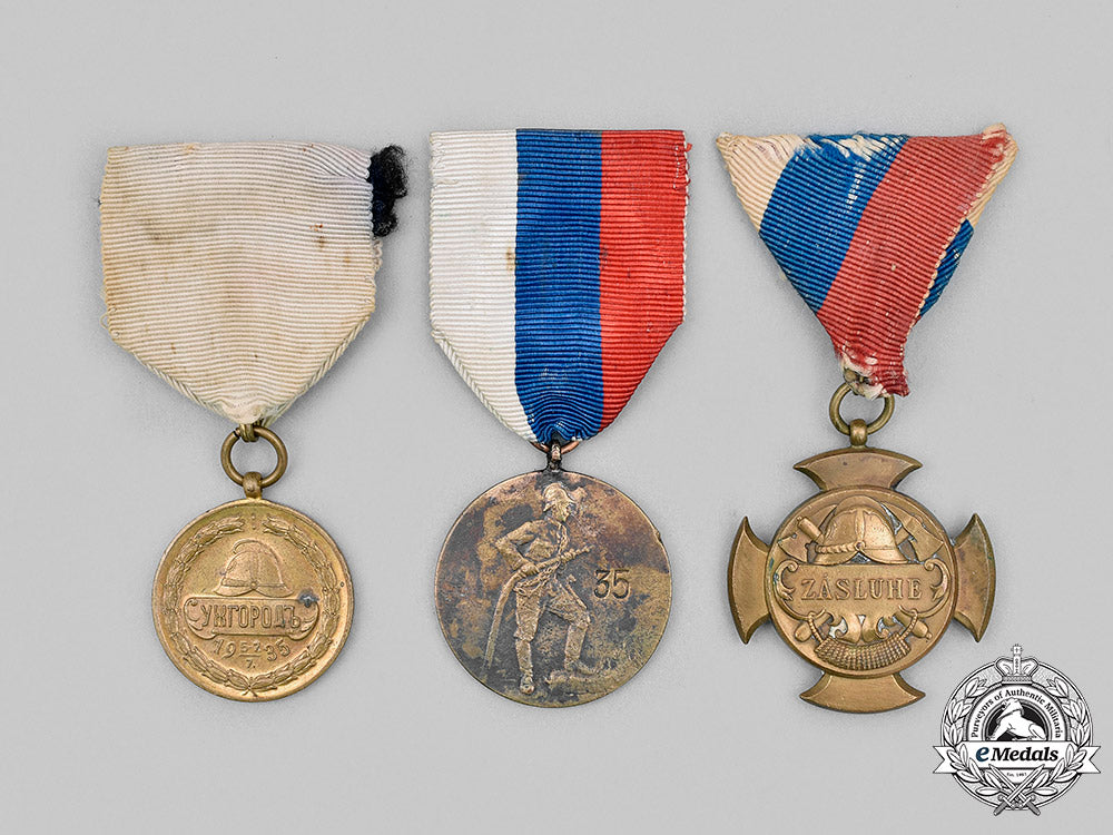 slovakia,_first_republic._a_lot_of_fire_brigade_medals_m20_3304_mnc1221