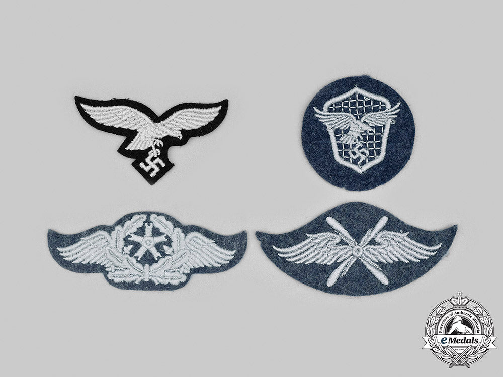 germany,_luftwaffe._a_lot_of_luftwaffe_uniform_insignia_m20_402_mnc4979_1