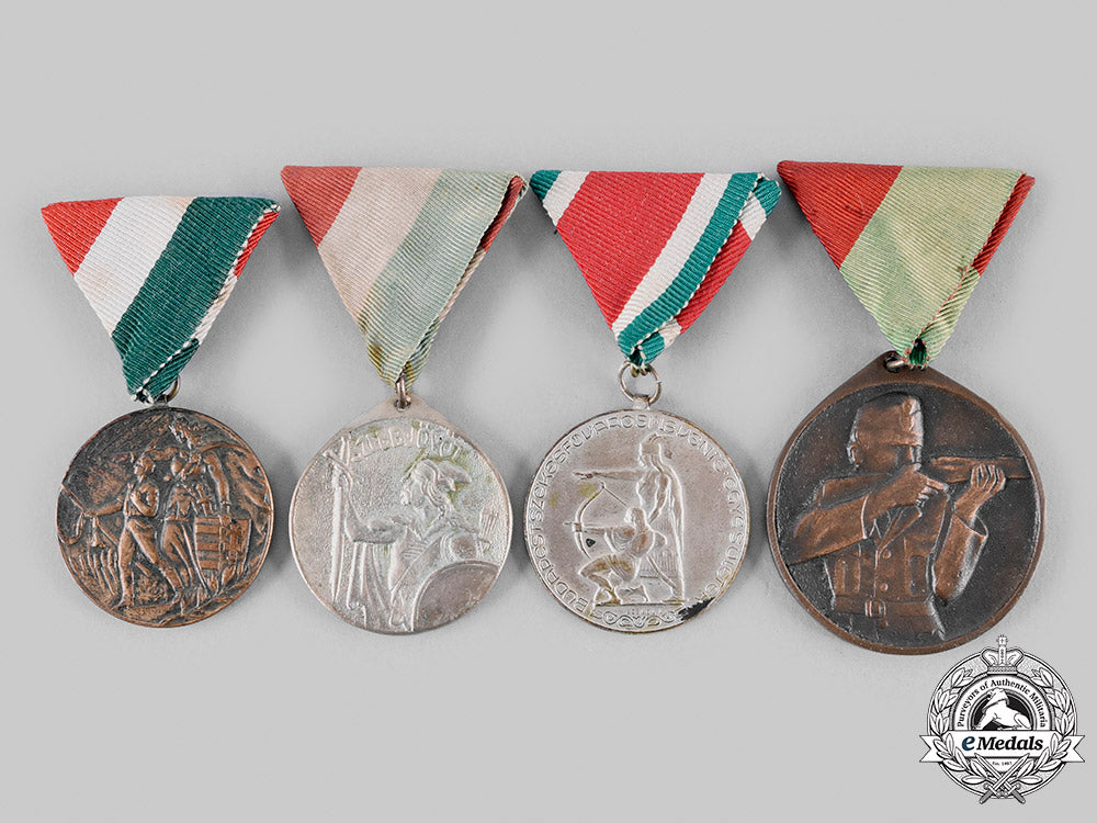 hungary,_kingdom._a_lot_of_four_shooting/_sport_medals_m20_597_emd5505_1