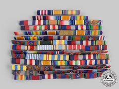 United Kingdom, Canada. A Lot Of Forty-One First And Second War Medal Ribbon Bars