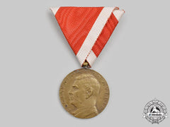 Croatia, Independent State. An Ante Pavelić Bravery Medal, Bronze Grade Medal, C.1941