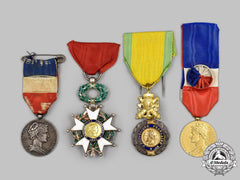 France, III & IV Republics. A Lot Of Four Awards & Decorations