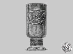 Germany, Luftwaffe. An Honour Goblet To Fighter Ace Heinrich-Wilhelm Ahnert, By Johann Wagner & Sohn