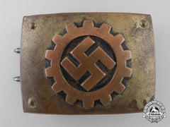 A German Labour Front Stosstrupp Of The Werkschar Enlisted Man's Belt Buckle By Friedrich Linden