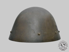 Bohemia And Moravia, Protectorate. A Rare Government Army M32 Steel Helmet