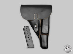 Germany, Wehrmacht. A Walther P38 Pistol Holster, With Clip, C. 1944