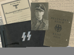 An Ss Document & Photo Group To Untersturmführer Karl-Heinrich Plath; Nordland Division