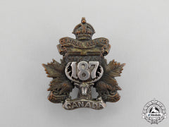 Canada, Cef. A 187Th Infantry Battalion Officer's Collar Badge