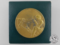 A 1936 German Machine Gunner Shooting Medal With Case Of Issue