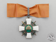 Hungary. An Order Of The Holy Crown, Grand Officer's Badge With War Decoration And Swords 1942