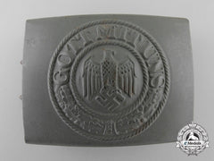 A German Army (Heer) Enlisted Man's Belt Buckle By Hermann Koller