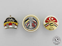 Austria, Imperial. Three First War German-Austrian-Ottoman Alliance Badges