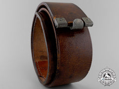 A Brown Leather Hj Belt To Croupon 358