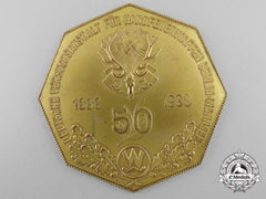 A German Hunting Association 50Th Anniversary Of The Research Institute At Berlin-Wannsee Medal