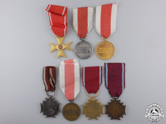 Seven Polish Medals & Awards