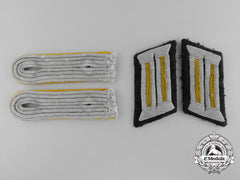 A Pair Of Oberleutnant’s Cavalry Shoulder Boards And Tabs