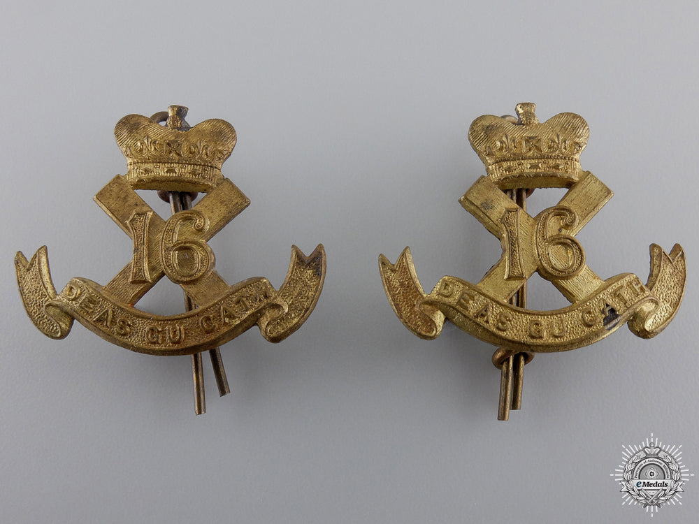 second_war_canadian_scottish_regiment_collar_badgepair_second_war_canad_54c3df893d81b