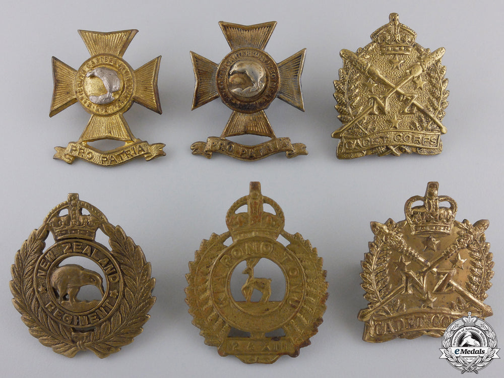 six_new_zealand_first_war_period_cap_badges_six_new_zealand__55b779b8f26ab