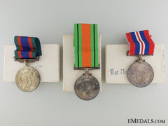 Three Canadian Second War Campaign Medals