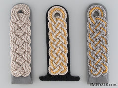 Three Nsdap Rank Shoulder Boards