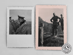 Germany, Wehrmacht. A Pair Of Photographs Of Wehrmacht Generals