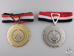 Two Egyptian Military Apparatus For Sports Medals