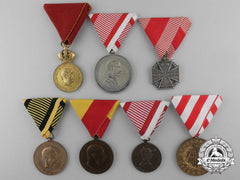Seven Austrian Medals And Awards