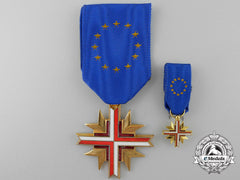 A French Cross Of The European Confederation Of Former Combatants