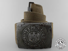 A German Afrika Korps Army (Heer) Enlisted Man's Belt With Buckle