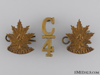 wwi4_th_canadian_infantry_battalion_insignia_set_cef_wwi_4th_canadian_53dfa6badef28