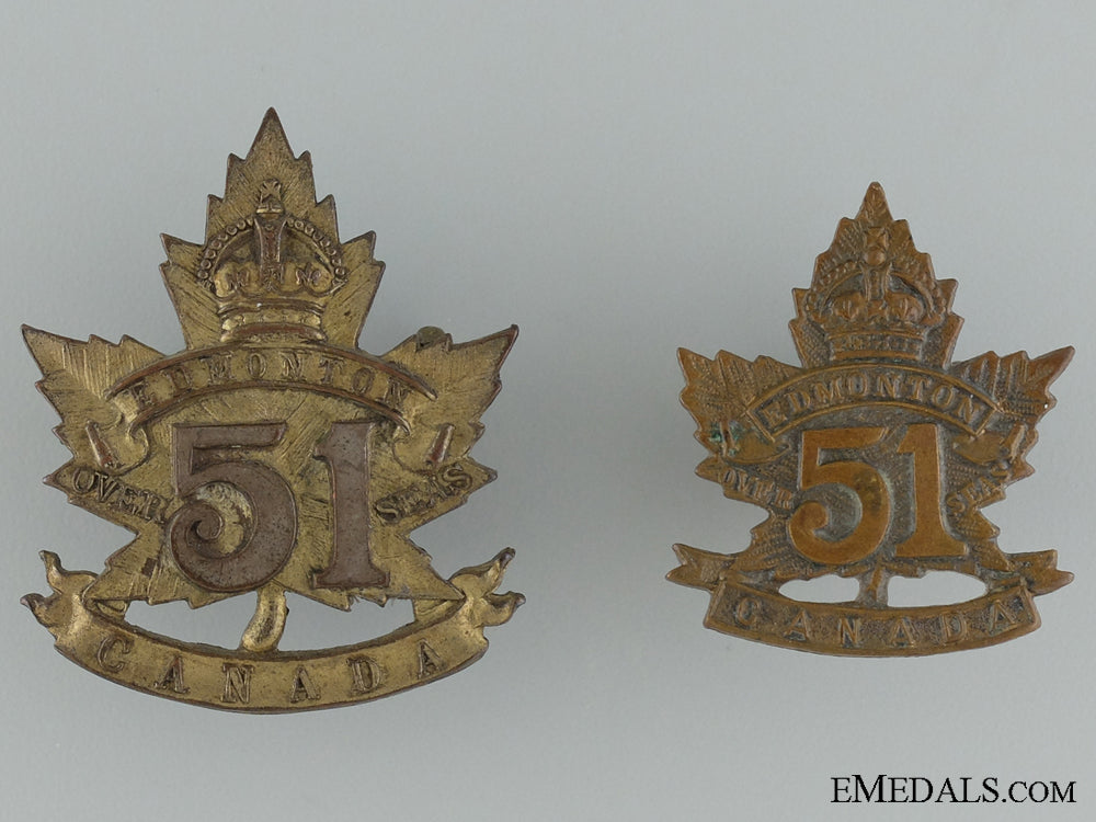 wwi51_st_infantry_battalion_cap_badge_and_collar_tab_wwi_51st_infantr_5374d9774d8f5