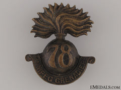 Wwi 78Th Infantry Battalion Cap Badge Cef