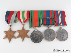 Wwii Canadian Veteran's Group Of Five