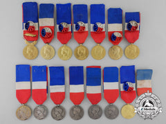 Fifteen French General Honour Medals