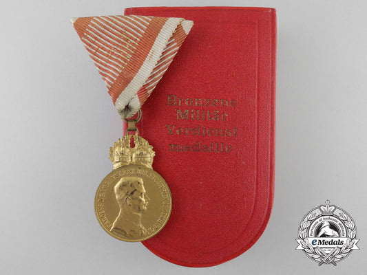 an_austrian_military_merit_medal_with_case_z_691